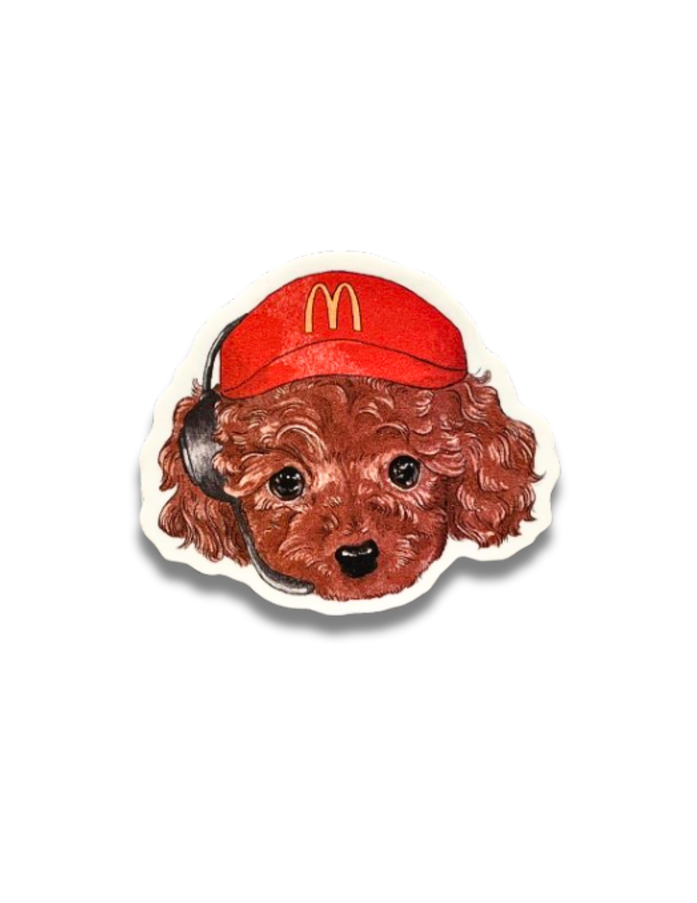 McDonald's Worker Dog Sticker