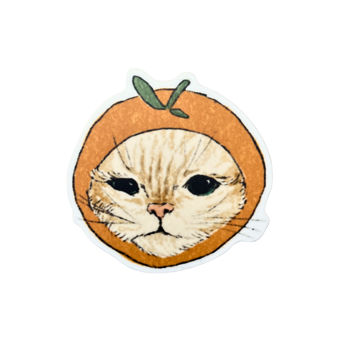 Orange Cat Sticker