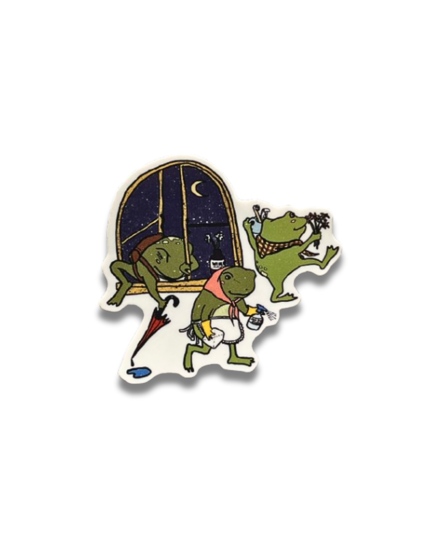 Frog Cleaners Sticker