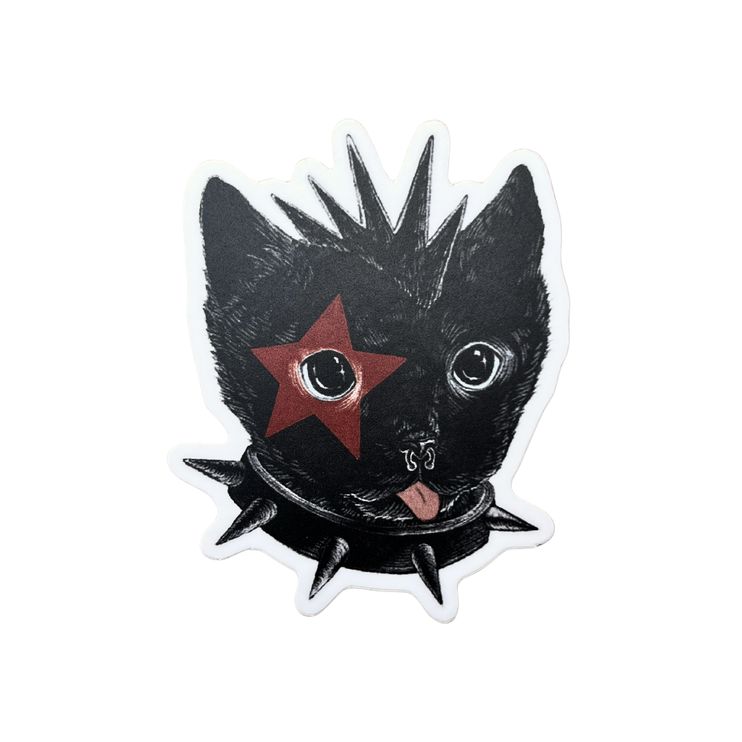 Punk Cat Sticker