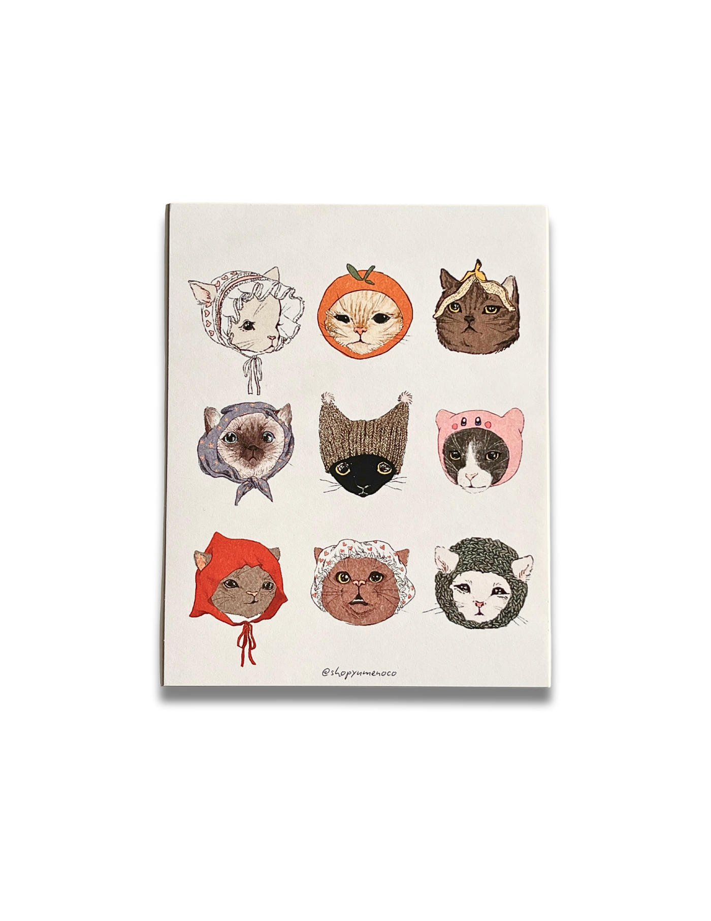 Cats Wearing Hats Print