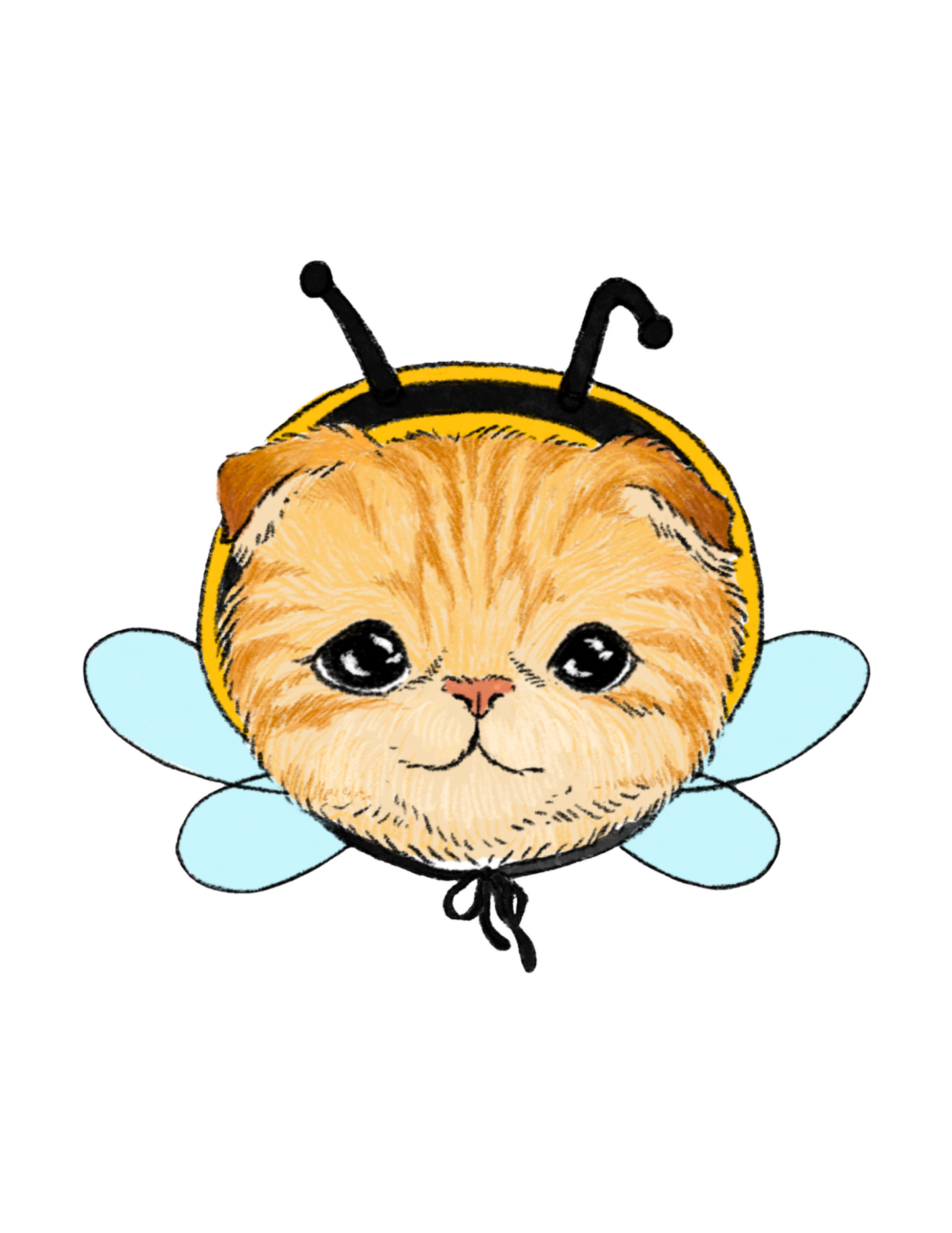 Bee Kitty Sticker
