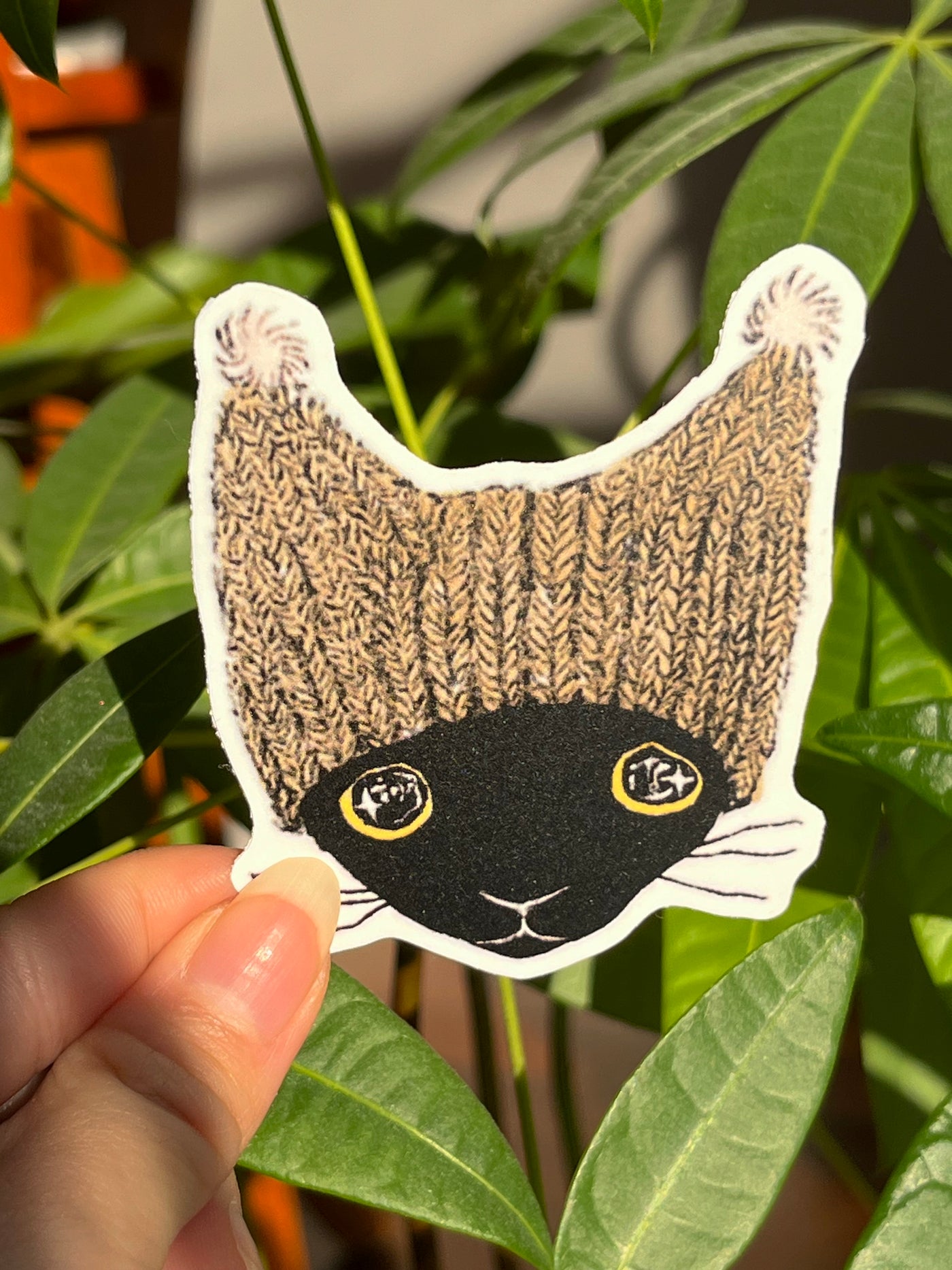 Black Cat Sticker
