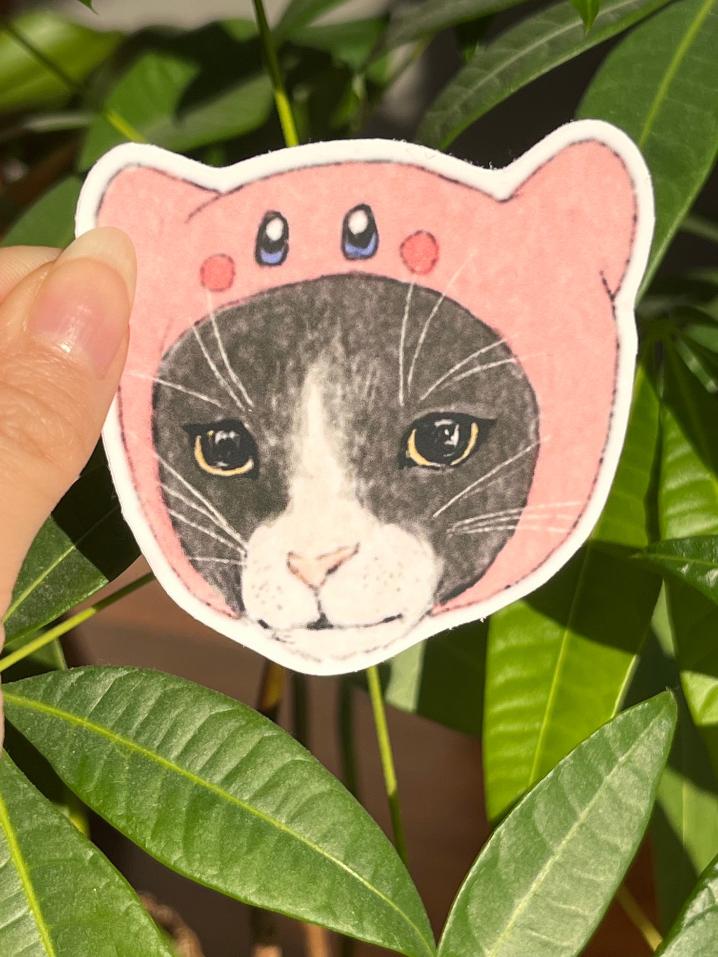 Kirby Cat Sticker