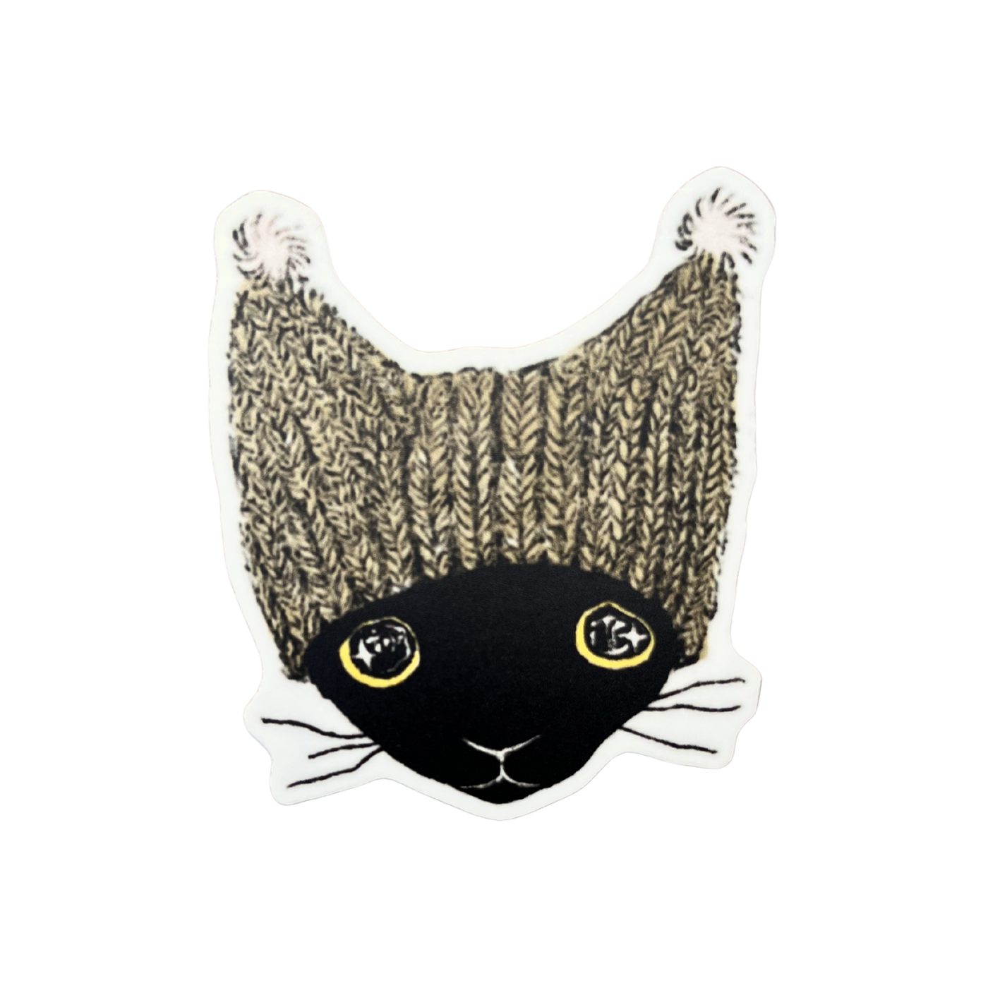 Black Cat Sticker
