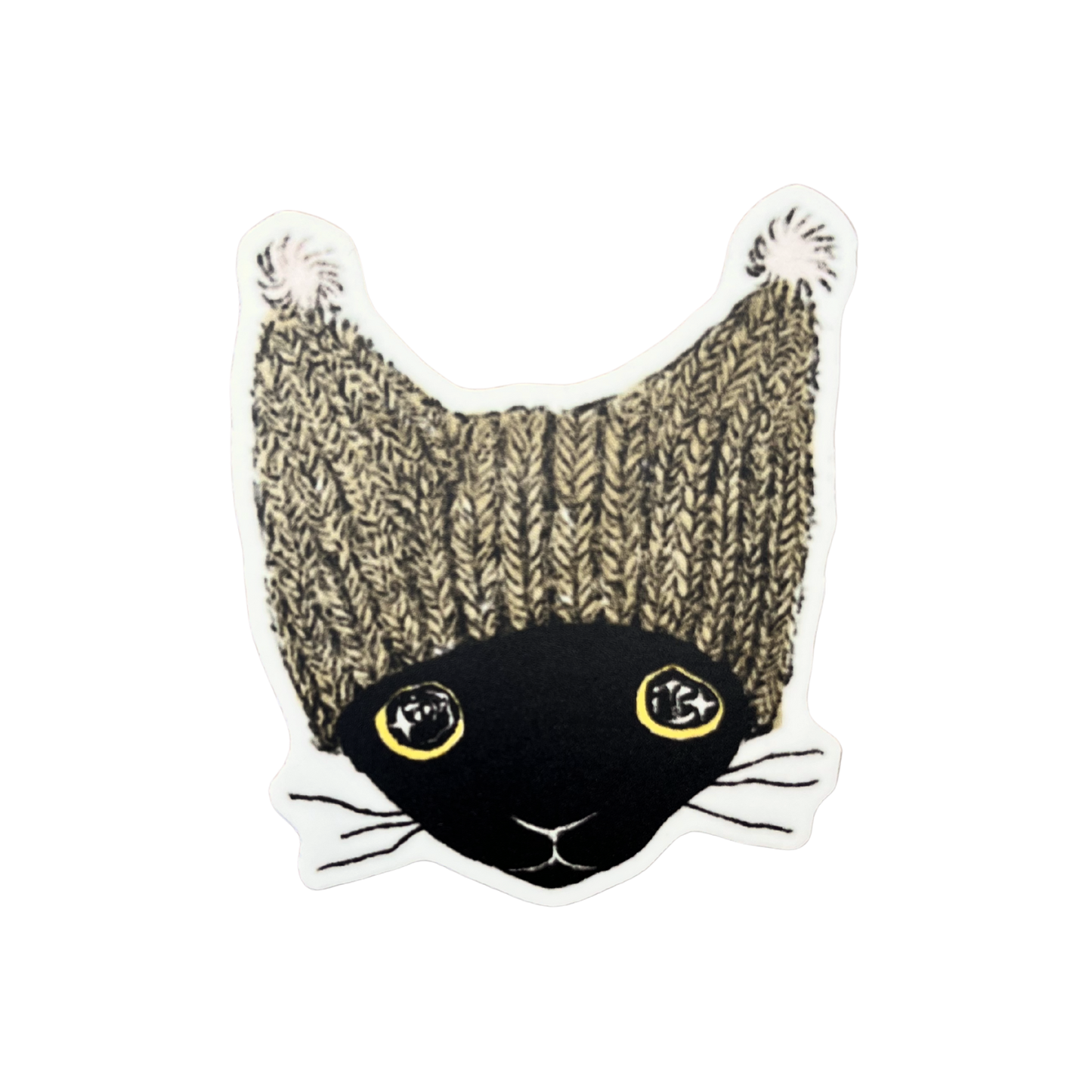 Black Cat Sticker
