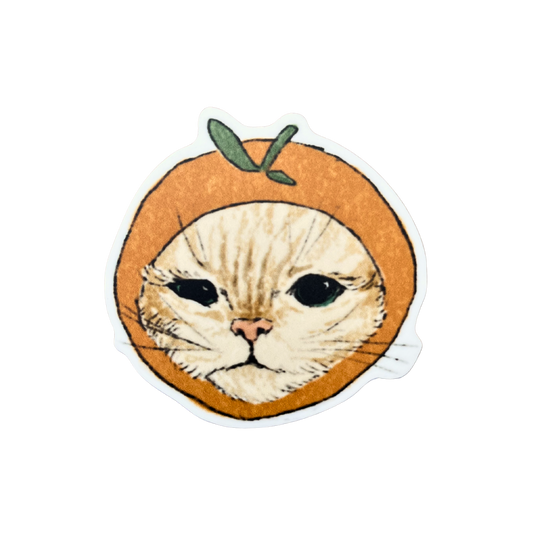 Orange Cat Sticker