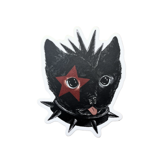 Punk Cat Sticker