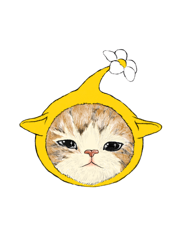Pikmin Cat Sticker