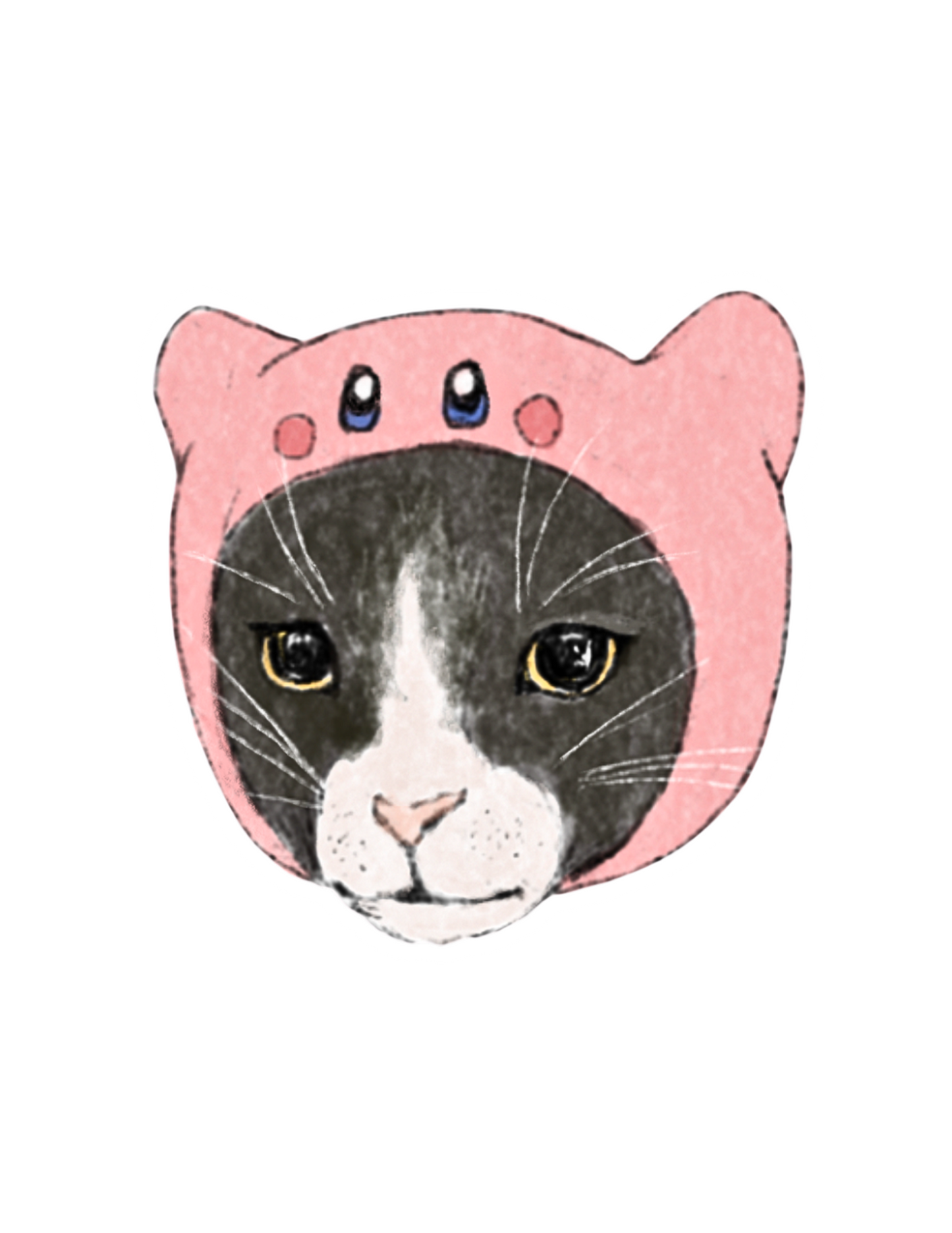 Kirby Cat Sticker