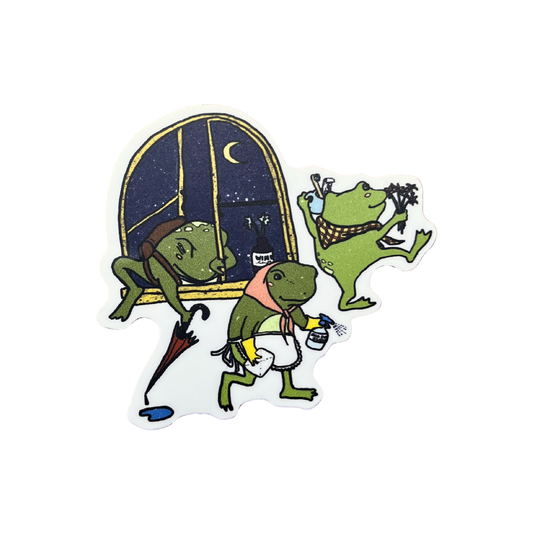 Frog Cleaners Sticker