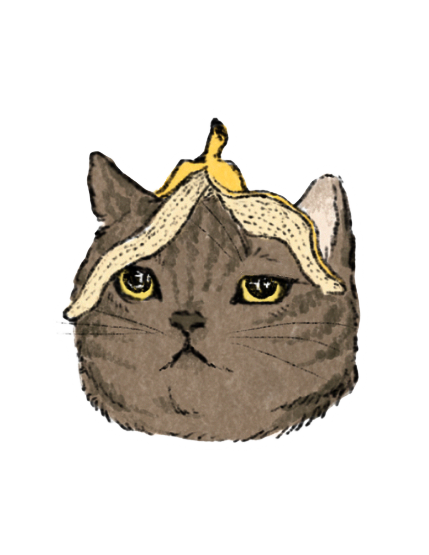 Banana Cat Sticker