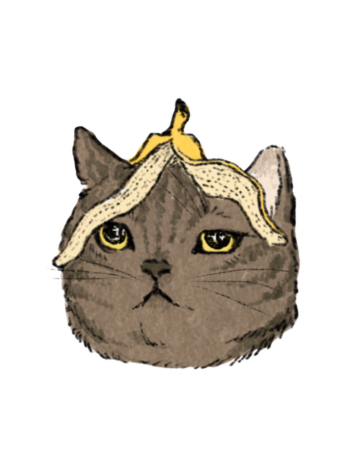 Banana Cat Sticker