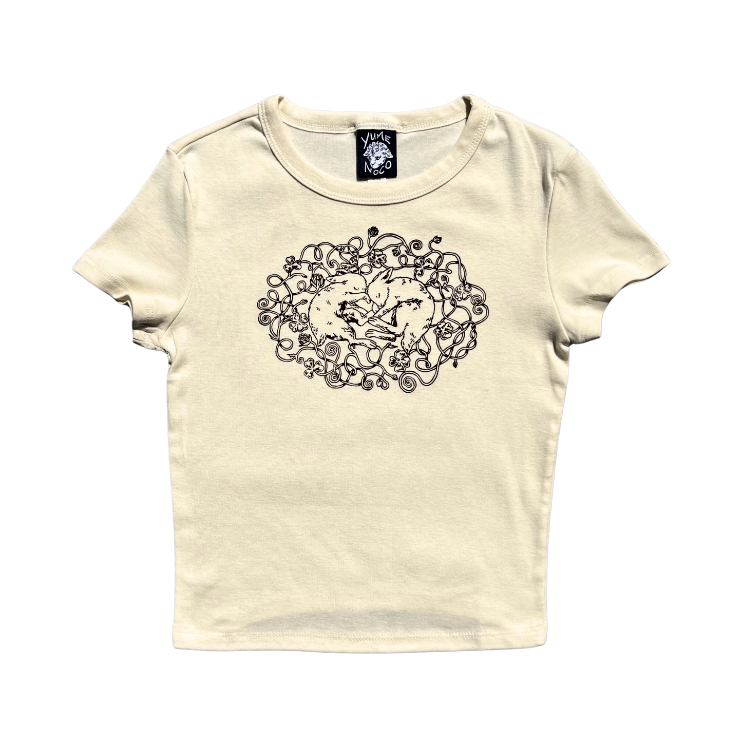 Sleeping on Clovers Bunny Baby Tee