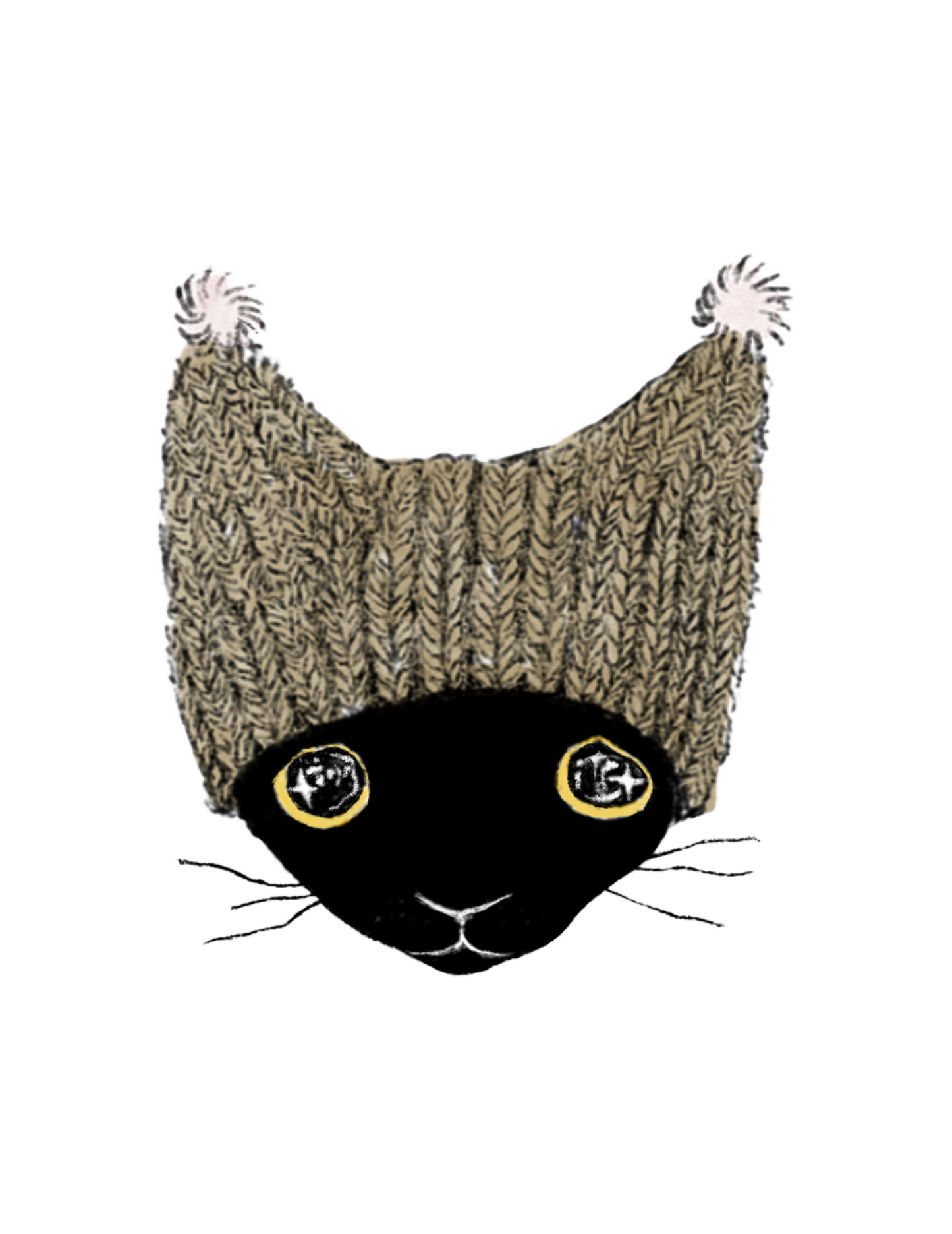 Black Cat Sticker
