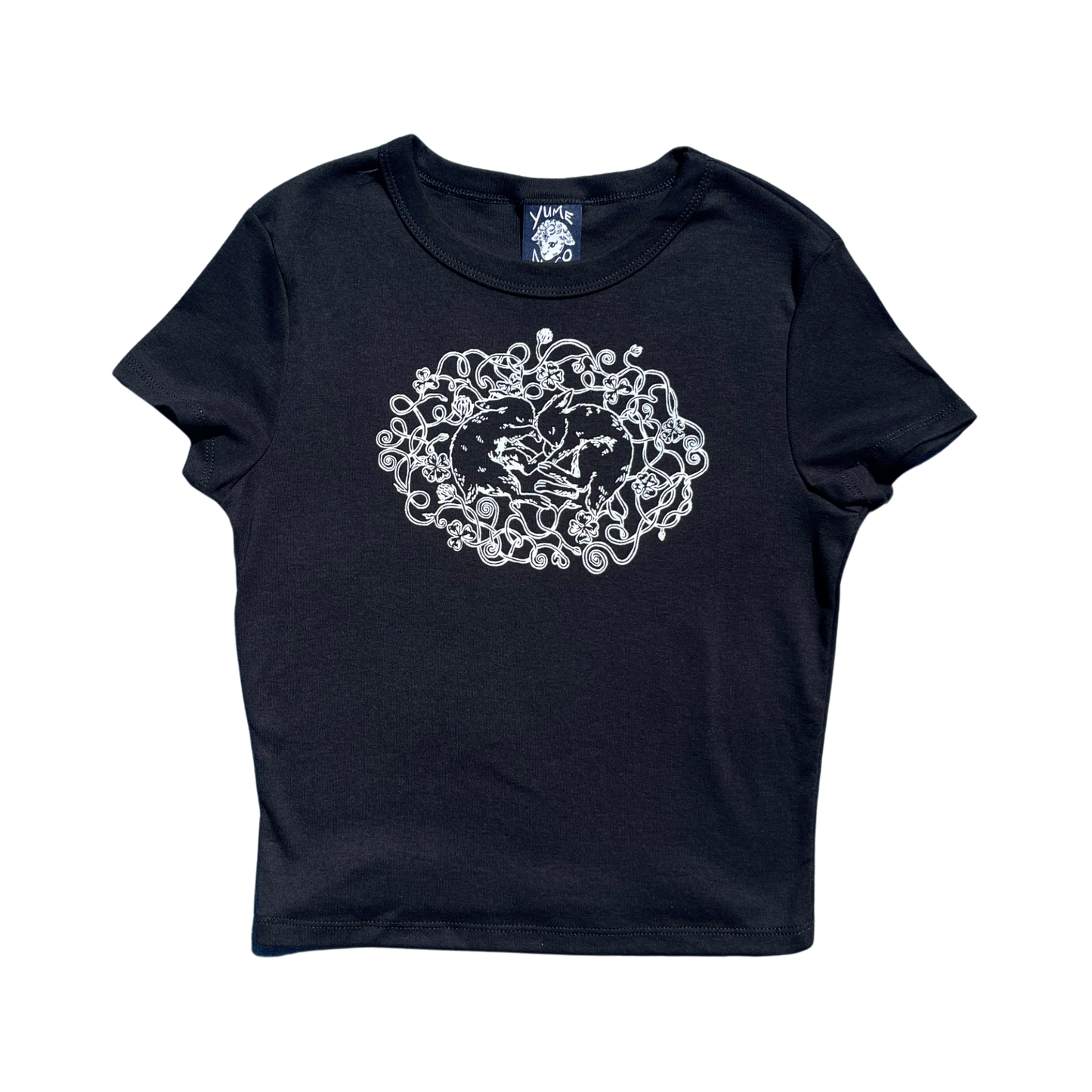 Sleeping on Clovers Bunny Baby Tee