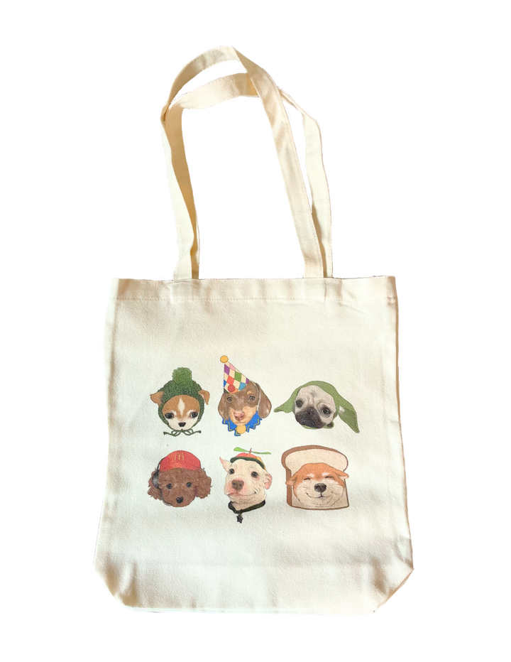 Dogs Wearing Hats Tote