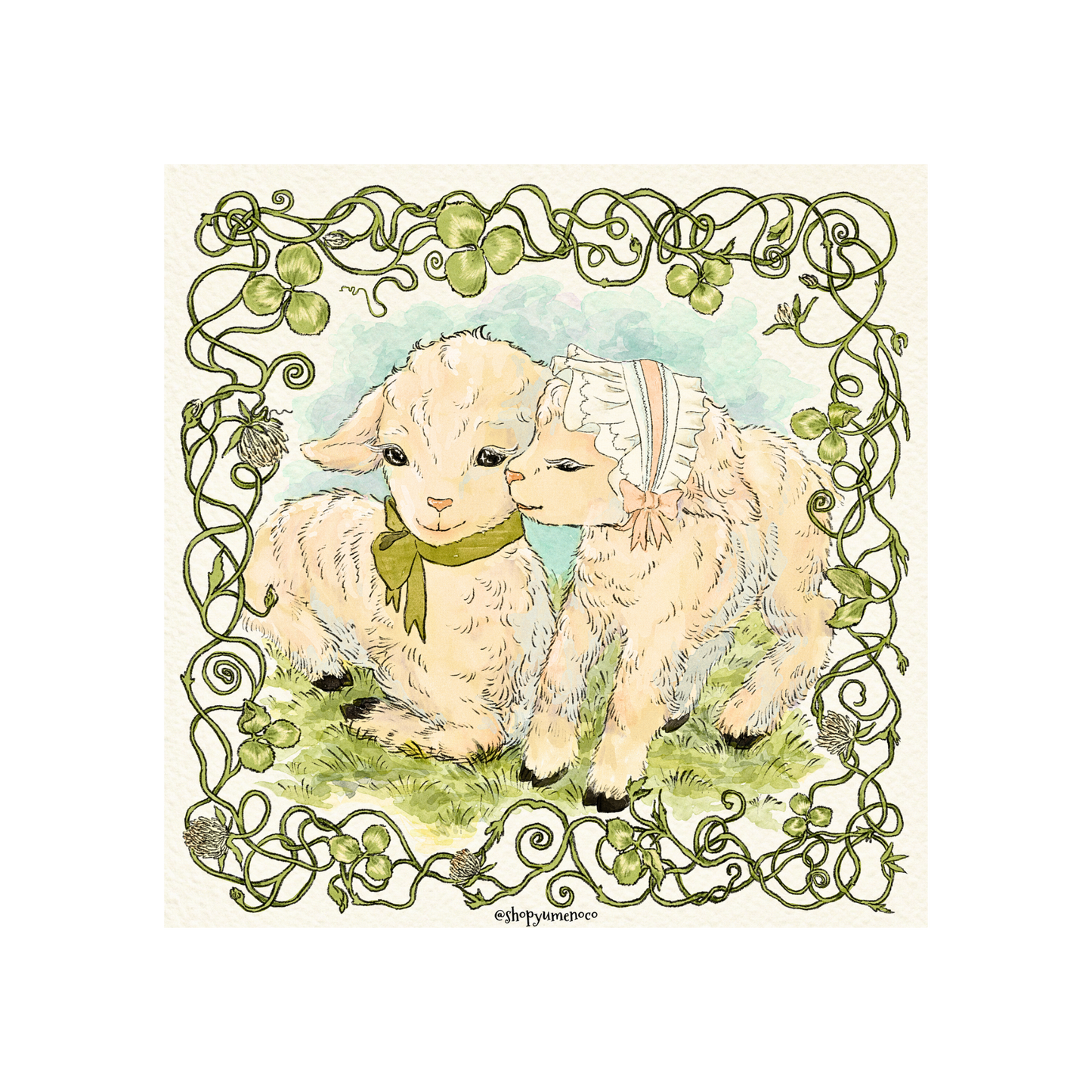 Lamb's Kiss Print