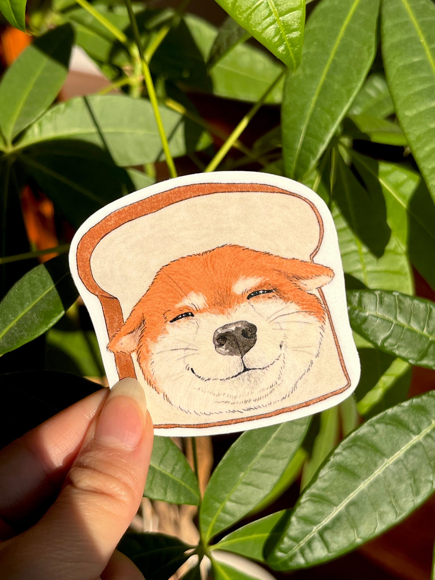 Shiba Inu Loaf Sticker