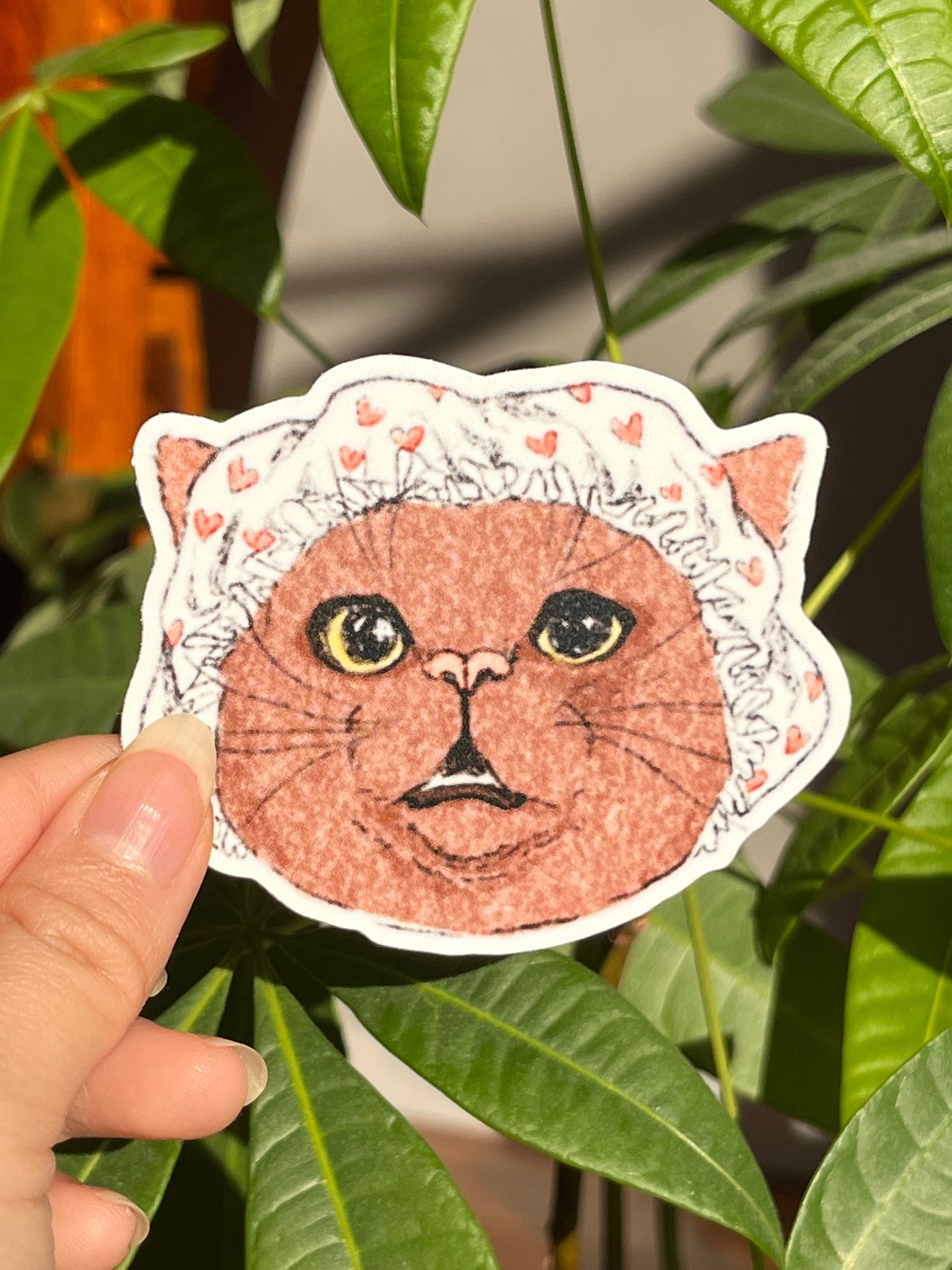 Granny Cat Sticker