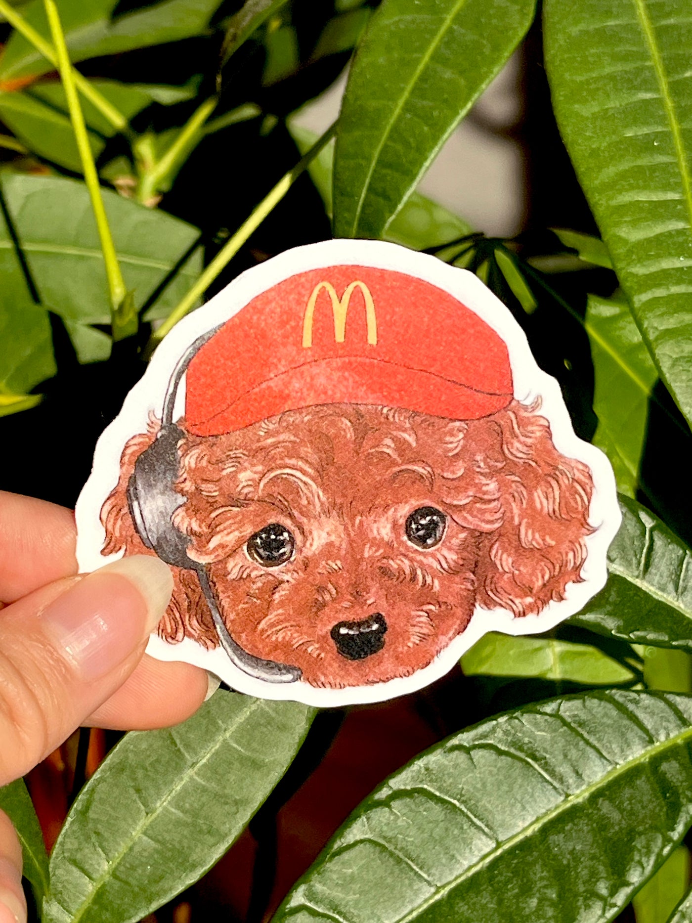 McDonald's Worker Dog Sticker